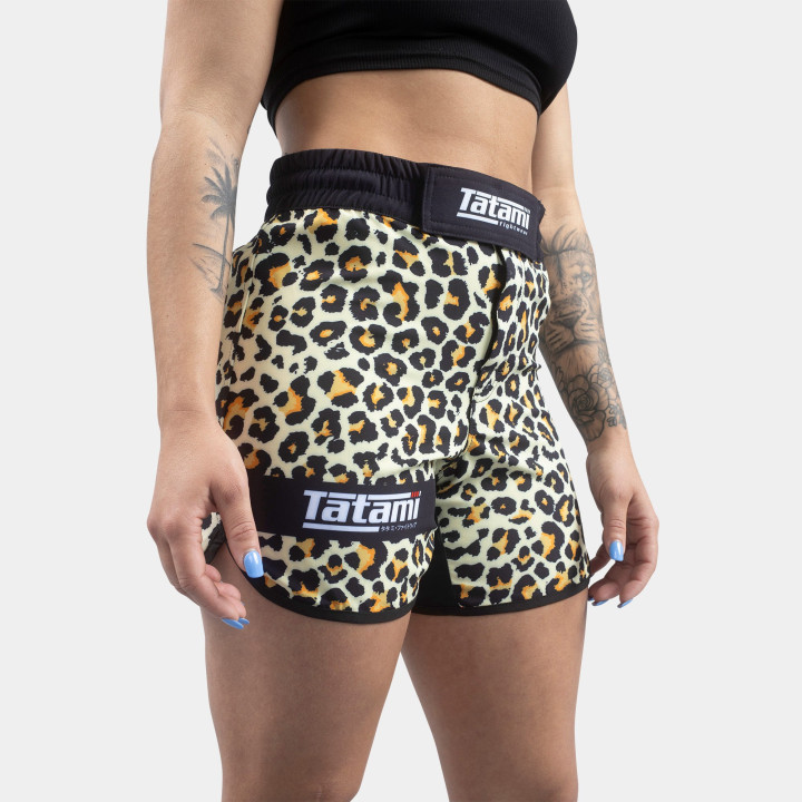 Tatami Damer Recharge Fight Shorts – Leopard | Dam