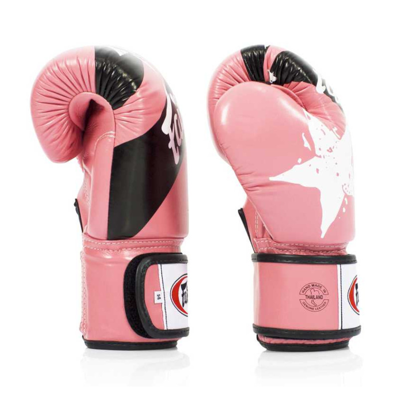 Fairtex BGV8 boxing gloves leather - Pink