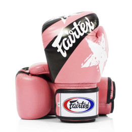Fairtex BGV8 boxningshandskar i läder - Rosa