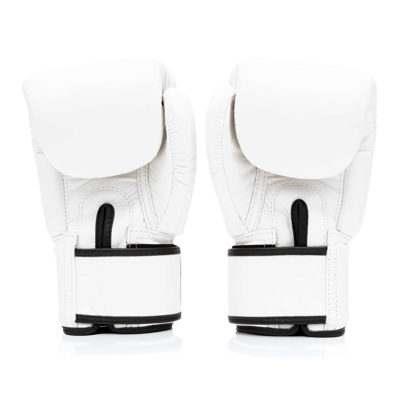 Fairtex BGV8 boxing gloves genuine leather leather - White
