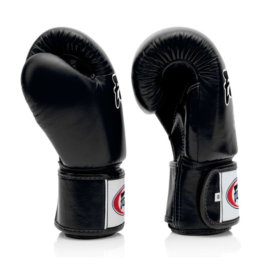 Fairtex BGV8 boxing gloves leather - Black