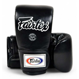 Fairtex TGT7 Musta Säkkihanskat - Aitoa Nahkaa